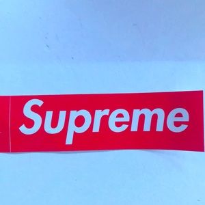 Real supreme sticker